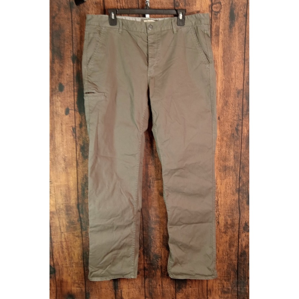 Carbon 2 Cobalt Men 36 Element Pants Olive Green Stretch Chino 125064
